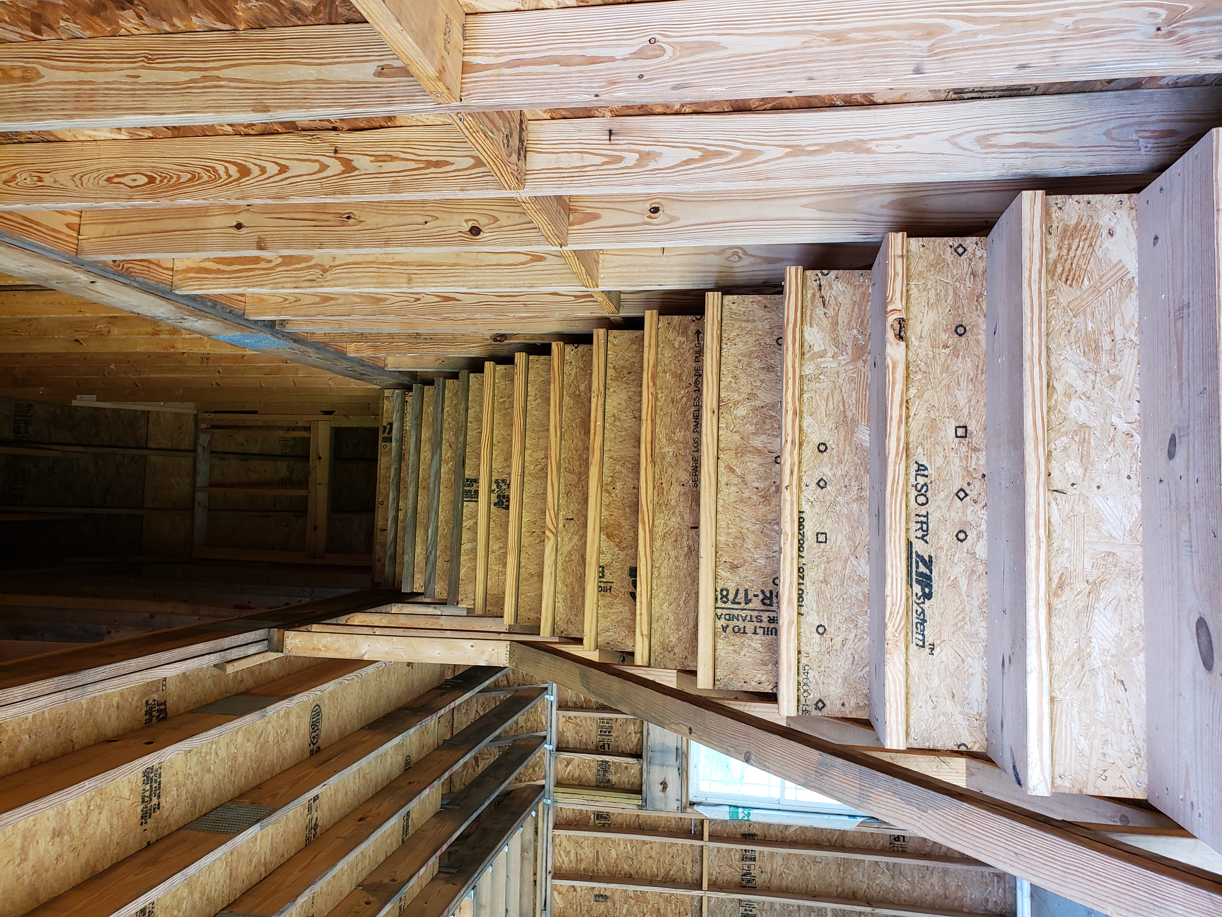 A photo of the house's sidewalk.