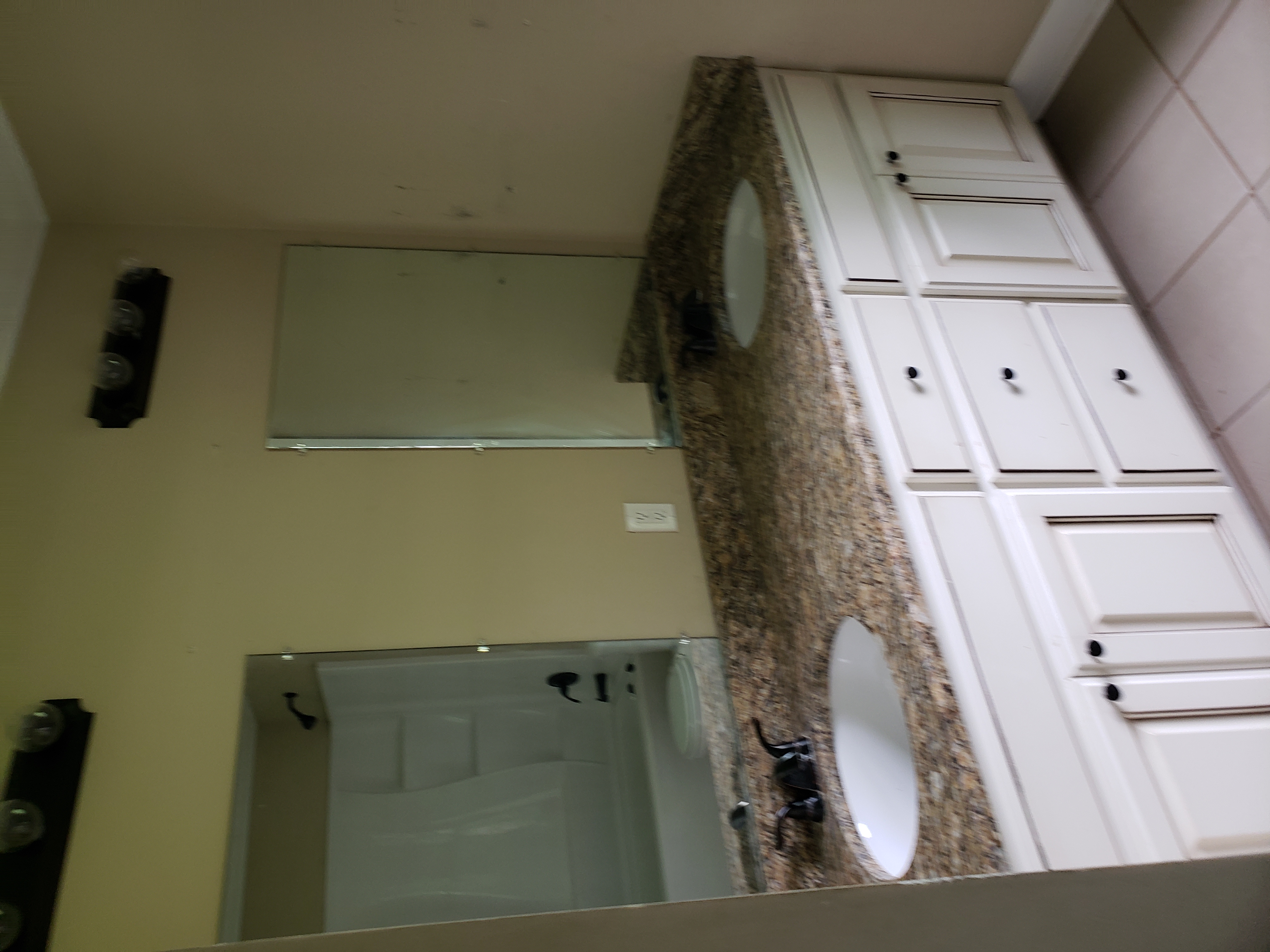 A photo of the house's sidewalk.